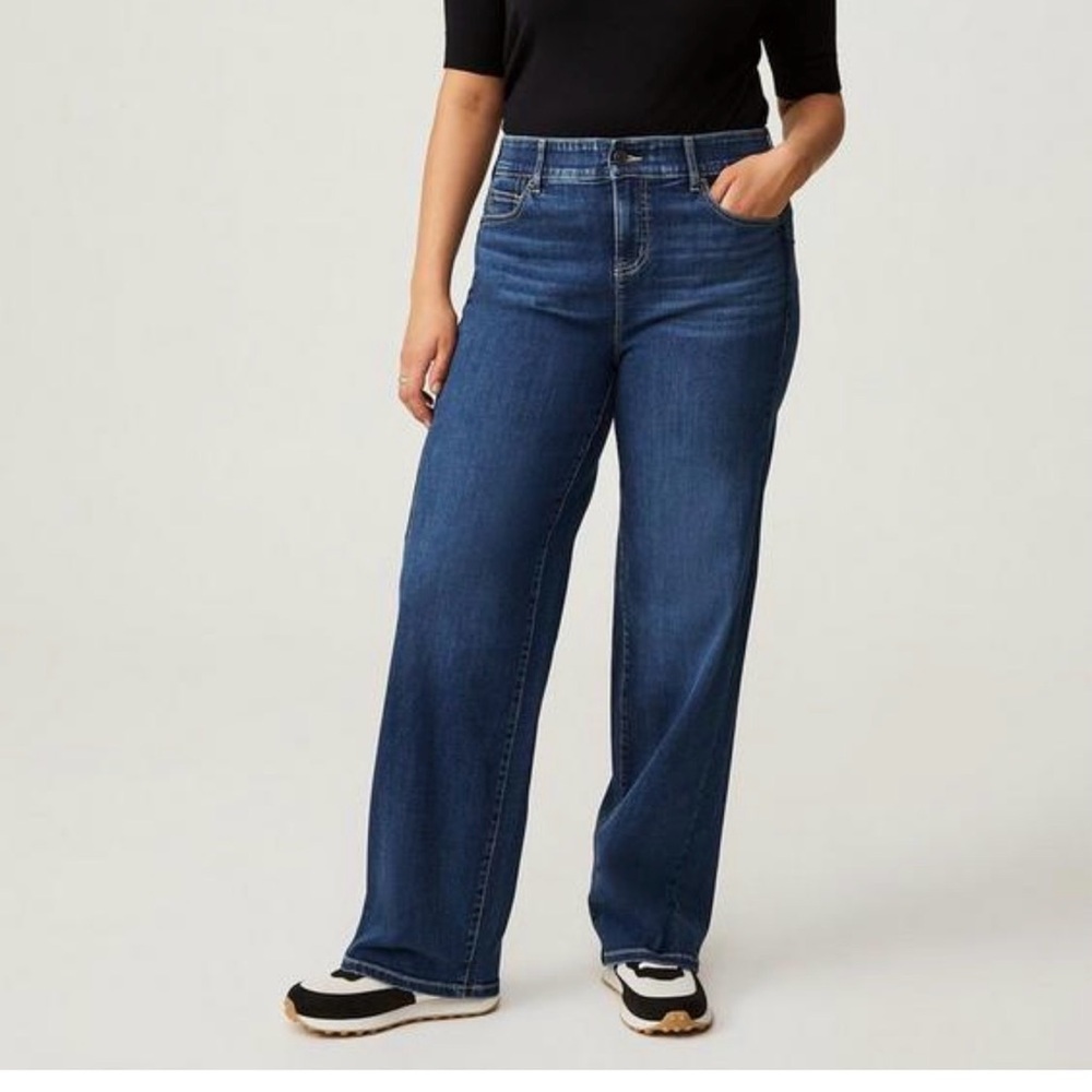 Torrid Dark Blue Flare Jeans
